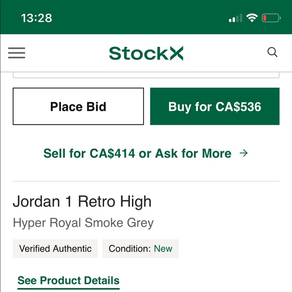 Jordan high retro 1 - Picture 2 of 2